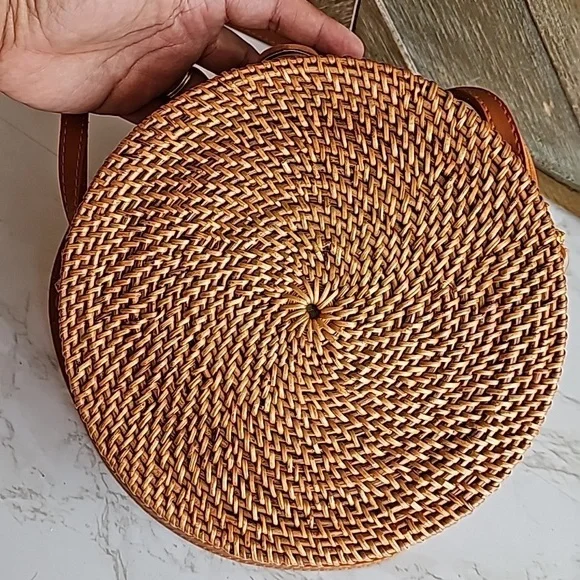 Boho Round Crossbody Bag - Picture 3 of 7